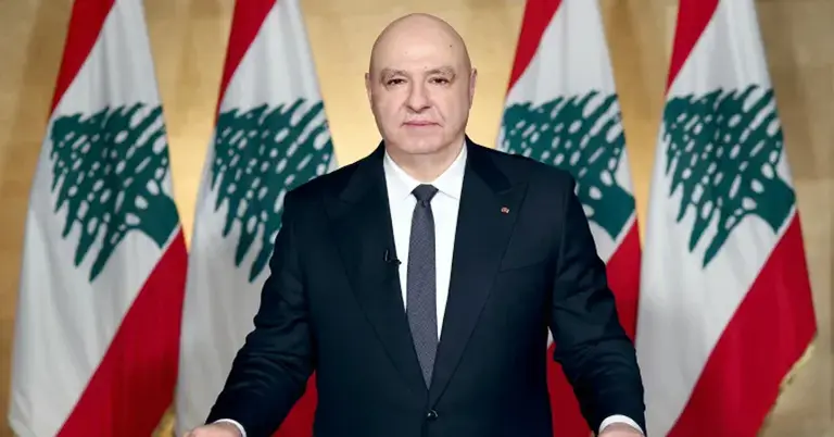 লেবাননের প্রেসিডেন্ট জোসেফ আউন